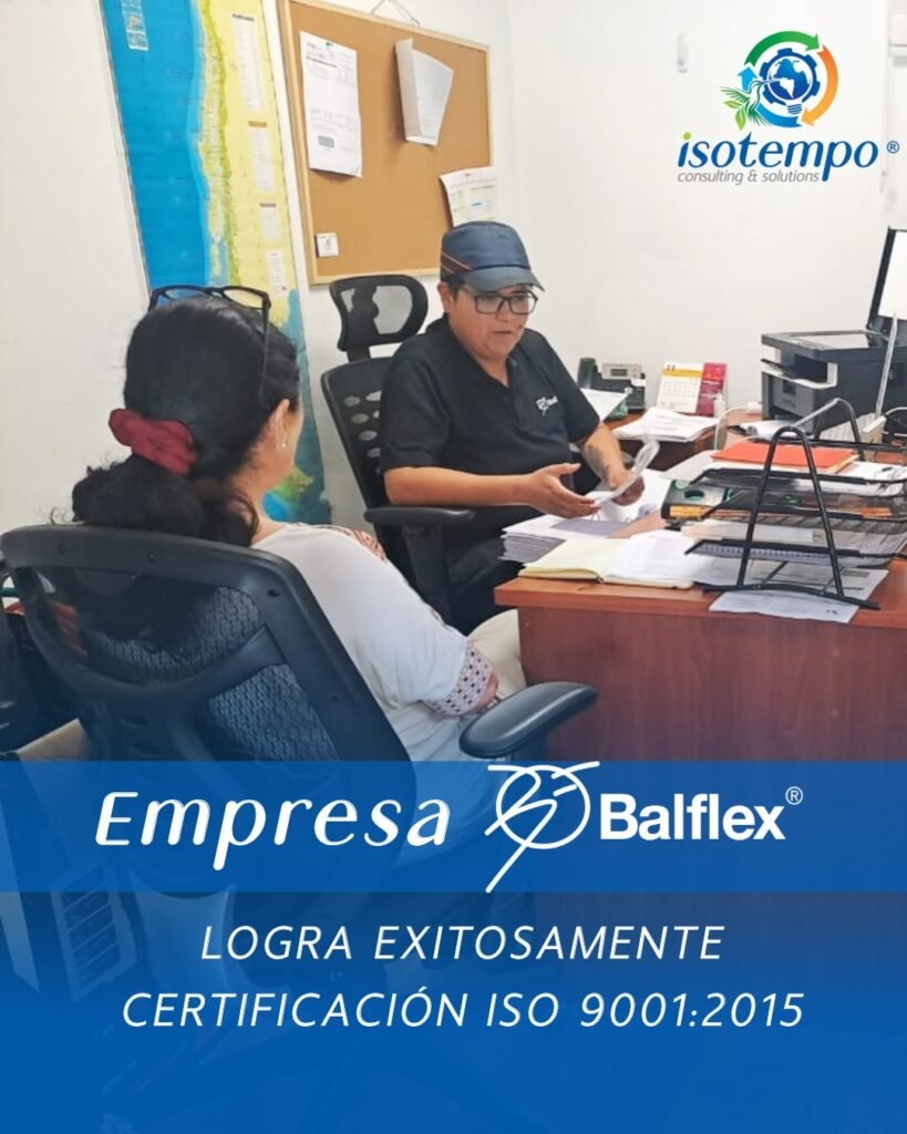 Balflex Chile alcanza estándar internacional tras obtener la certificación ISO 9001:2015