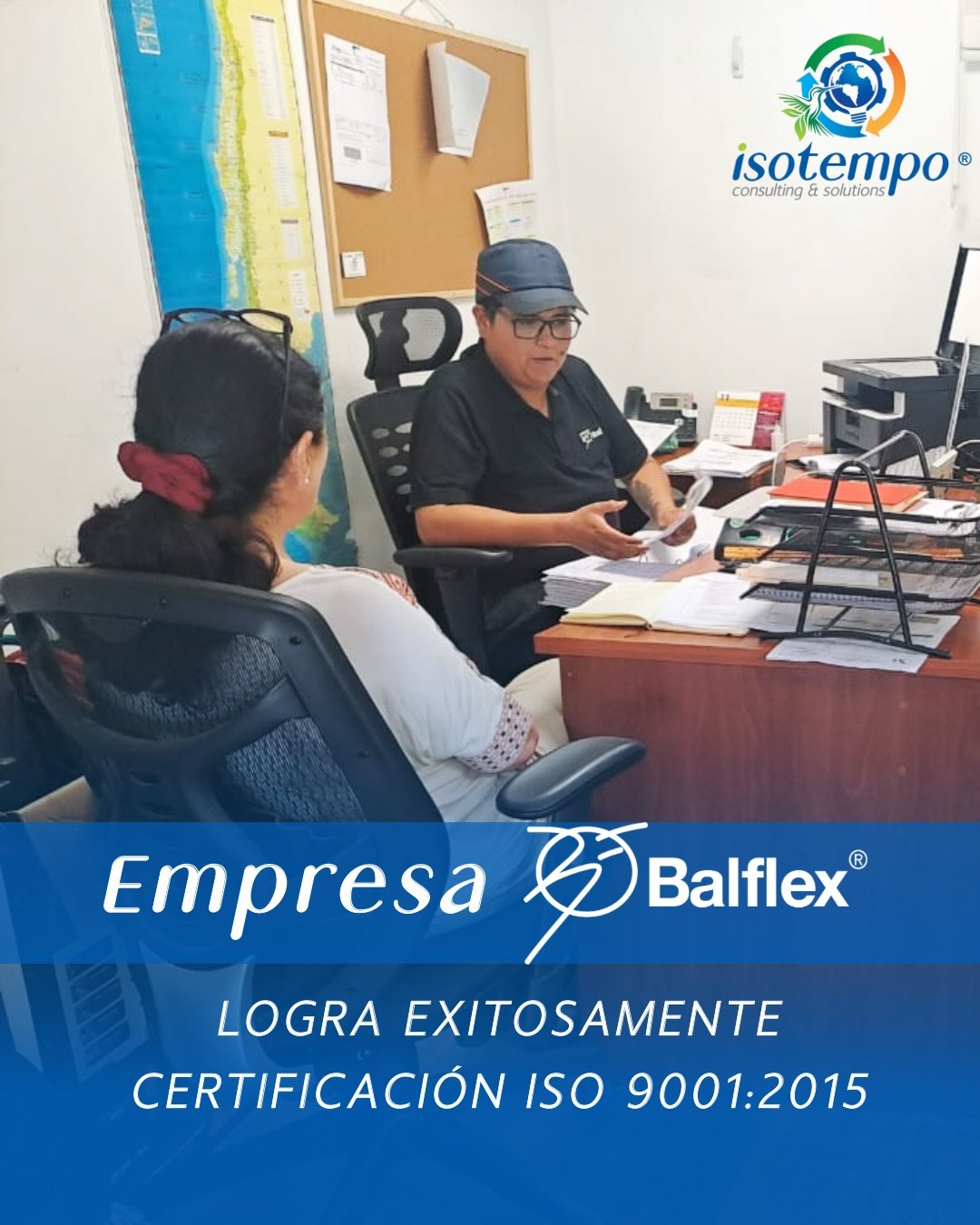 Balflex Chile alcanza estándar internacional tras obtener la certificación ISO 9001:2015