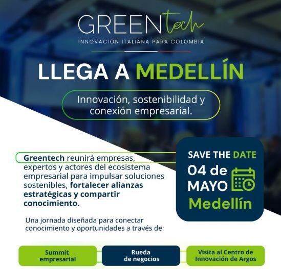 Medellín se consolida como epicentro de la sostenibilidad con la llegada de Greentech 2026