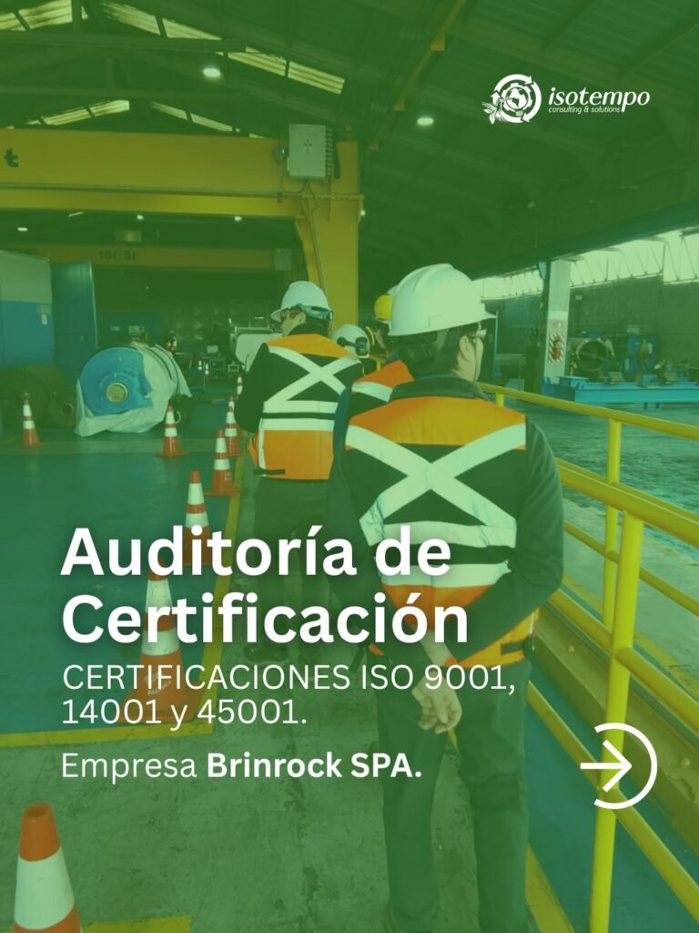 BRINROCK SpA supera exitosamente la Auditoría de Certificación Fase 1 de su Sistema de Gestión Integrado